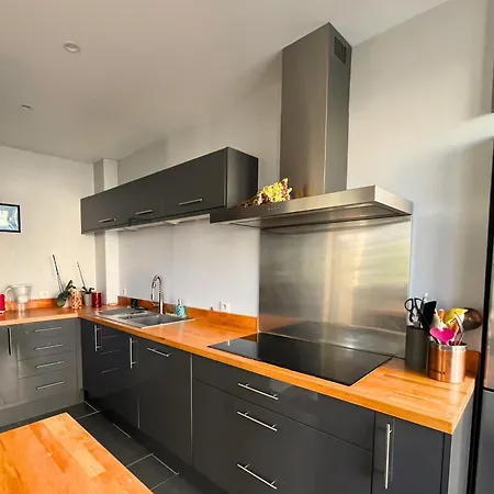 Hypercentre - Quartier Perret - Parking Prive & Terrasse Ensoleillee, Cocon Chaleureux 100m2 - 