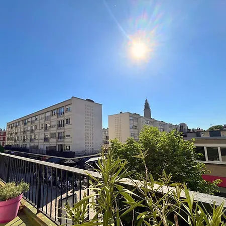 Hypercentre - Quartier Perret - Parking Prive & Terrasse Ensoleillee, Cocon Chaleureux 100m2 - 